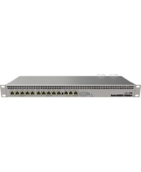 Mikrotik Wired Ethernet Router RB1100x4, 1U Rackmount, Quad core 1.4GHz CPU, 1 GB RAM, 128 MB, 13xGigabit LAN, 1xSerial console 