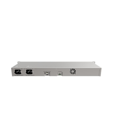 Mikrotik Wired Ethernet Router RB1100x4, 1U Rackmount, Quad core 1.4GHz CPU, 1 GB RAM, 128 MB, 13xGigabit LAN, 1xSerial console 