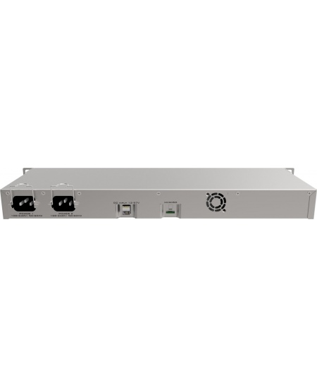 Mikrotik Wired Ethernet Router RB1100x4, 1U Rackmount, Quad core 1.4GHz CPU, 1 GB RAM, 128 MB, 13xGigabit LAN, 1xSerial console 