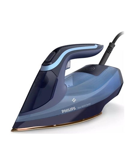 Philips | DST8020/20 Azur 8000 Series | Steam Iron | 3000 W | Water tank capacity 300 ml | Continuous steam 55 g/min | Light blu
