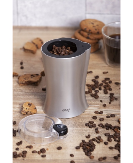 Coffee Grinder Adler AD 443 Stainless steel, 150 W, 70 g, Number of cups 8 pc(s),