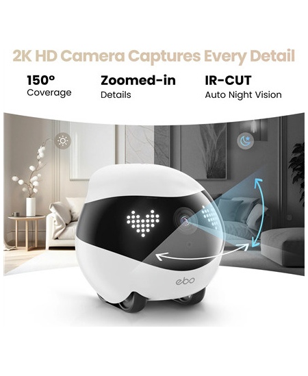 Enabot | Companion Robot | EBO AIR 2 | Compact | Maximum Memory Support 256G