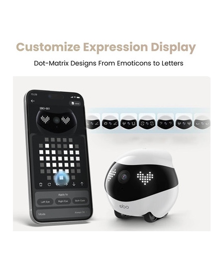 Enabot | Companion Robot | EBO AIR 2 | Compact | Maximum Memory Support 256G