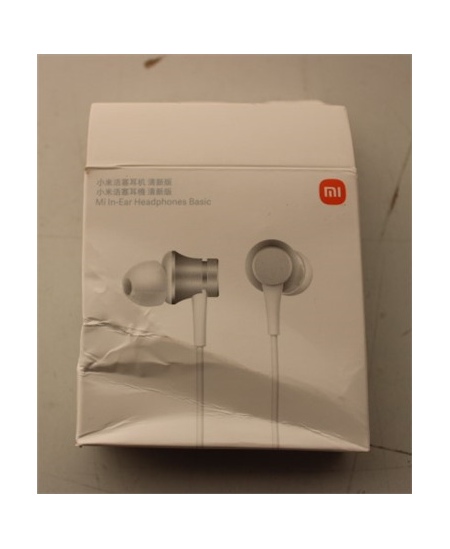 SALE OUT. Xiaomi Mi In-Ear Headphones Basic (Silver) | Xiaomi Mi In-Ear Headphones Basic | ZBW4355TY | Built-in microphone | 3.5