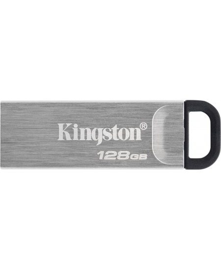 Kingston USB Flash Drive DataTraveler Kyson 128 GB, USB 3.2 Gen 1, Black/Grey