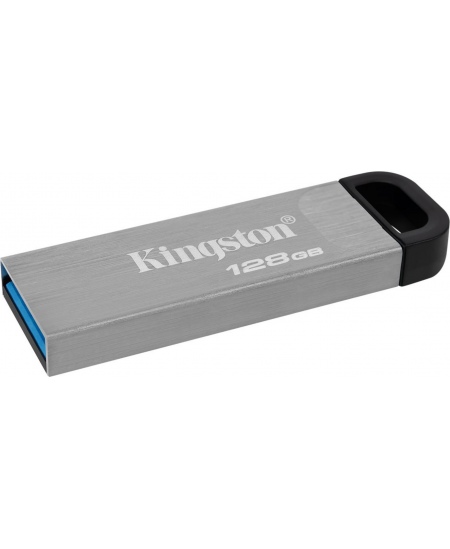 Kingston USB Flash Drive DataTraveler Kyson 128 GB, USB 3.2 Gen 1, Black/Grey