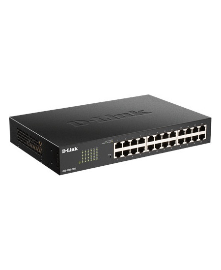 D-Link Smart Switch DGS-1100-24V2 Managed, Desktop, 1 Gbps (RJ-45) ports quantity 24, Power supply type External