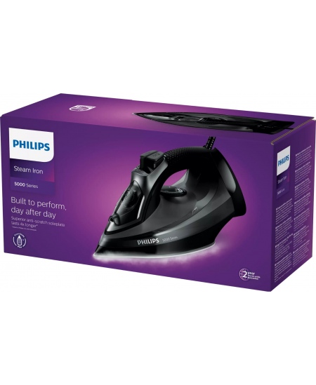 Philips | DST5040/80 | Steam Iron | 2600 W | Water tank capacity 320 ml | Continuous steam 45 g/min | Steam boost performance 20