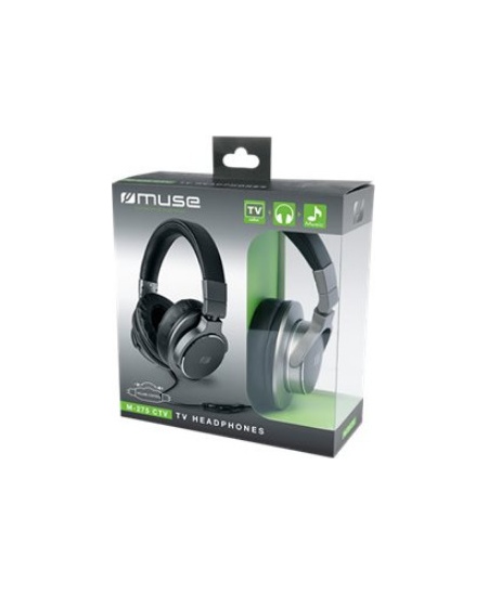 Muse | TV Headphones | M-275 CTV | Wireless/Wired | On-Ear | Black