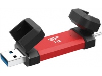 Silicon Power DS72 | 1000 GB | USB Type-A/USB Type-C 3.2 Gen 2 | Red