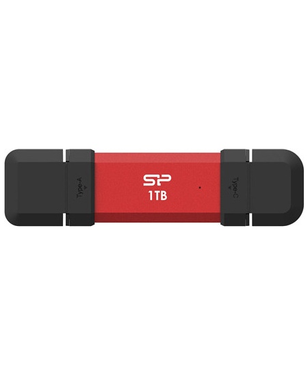 Silicon Power DS72 | 1000 GB | USB Type-A/USB Type-C 3.2 Gen 2 | Red