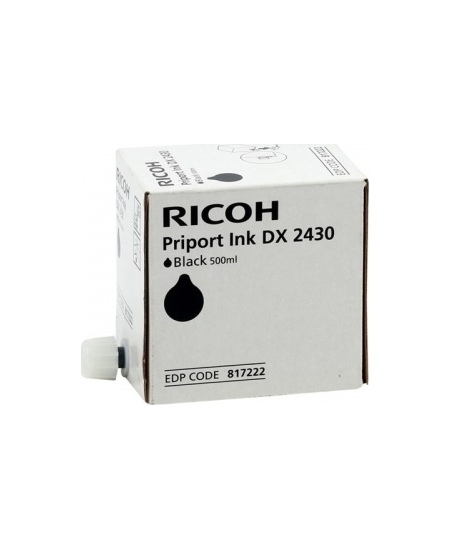 Ricoh DX2430 (893787) (893788) (817222) Rašalinė kasetė, Juoda