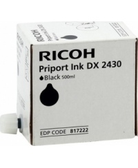 Ricoh DX2430 (893787) (893788) (817222) Rašalinė kasetė, Juoda