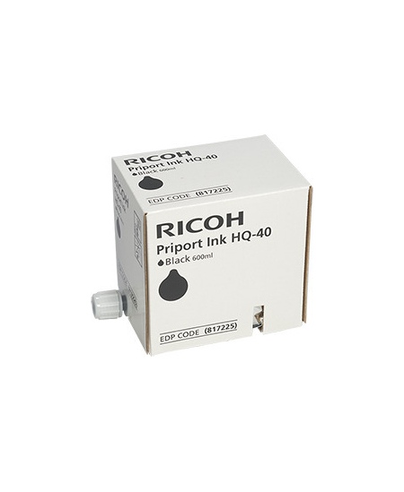 Ricoh JP 4500 HQ 40 (817225) (1VE=5 vnt), juoda kasetė