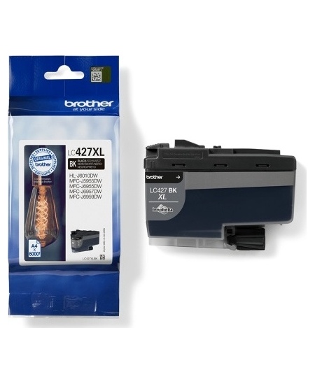 Brother LC-427XLBK (LC427XLBK) Rašalinė kasetė, Juoda