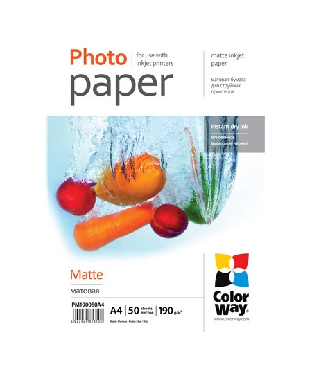 190 g/m² | A4 | Matte Photo Paper