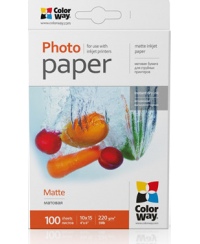 PM2201004R | White | 220 g/m² | 10 x 15 cm | Matte Photo Paper