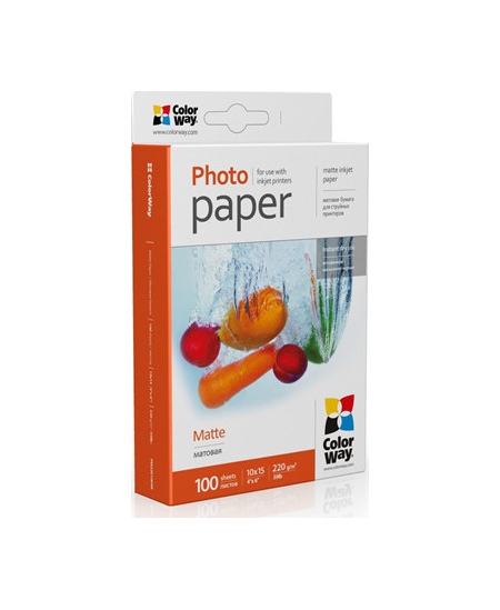 PM2201004R | White | 220 g/m² | 10 x 15 cm | Matte Photo Paper