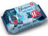 Drėgnos servetėlės GRITE Blossom, 72 vnt