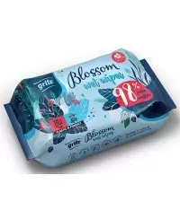 Drėgnos servetėlės GRITE Blossom, 72 vnt