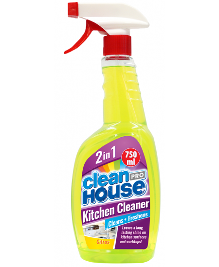 Valiklis virtuvei CLEAN HOUSE, su purkštuku, 750 ml