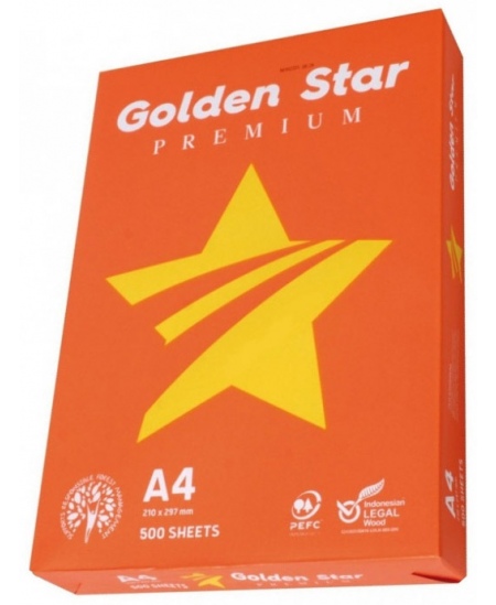 Popierius GOLDEN STAR, 70g/m2, A4, 500 lapų