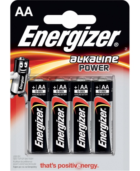 Elementai ENERGIZER LR06 (AA), 4 vnt.