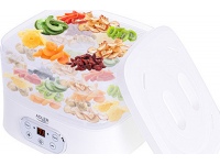 Adler | Food Dehydrator | AD 6658 | Power 230 W | Number of trays 5 | Temperature control | Integrated timer | White