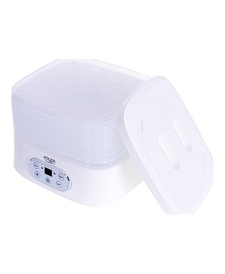 Adler | Food Dehydrator | AD 6658 | Power 230 W | Number of trays 5 | Temperature control | Integrated timer | White