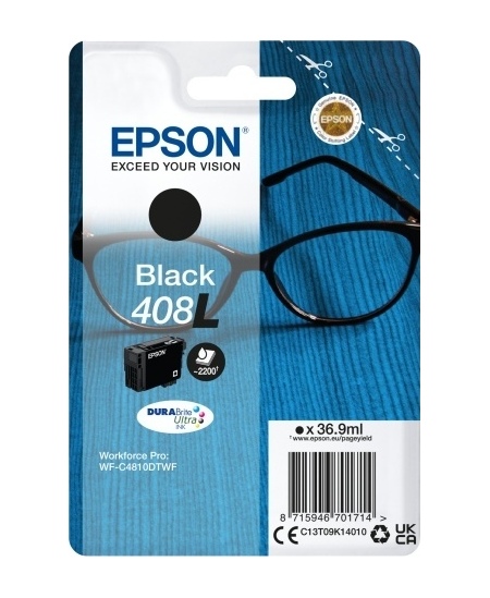 Epson 408L (C13T09K14010) Rašalinė kasetė, Juoda