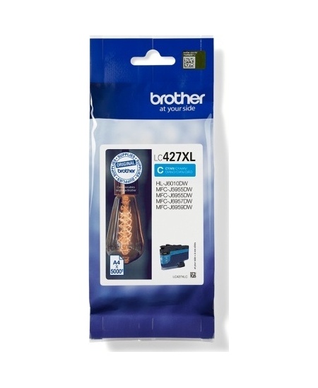 Brother LC-427XLC (LC427XLC) Rašalinė kasetė, Žydra