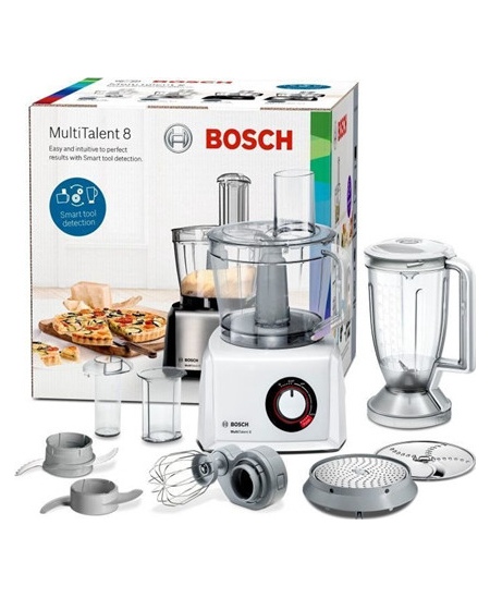 Bosch | Food Processor MultiTalent 8 | MC812W501 | 1000 W | Number of speeds 2 | Bowl capacity 3.9 L | Blender | White
