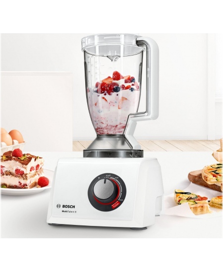 Bosch | Food Processor MultiTalent 8 | MC812W501 | 1000 W | Number of speeds 2 | Bowl capacity 3.9 L | Blender | White