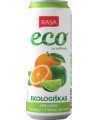 Ekologiškas gazuotas gėrimas RASA apelsinų ir žaliųjų citrinų skonio su sultimis, 0,5 l LT-EKO-001