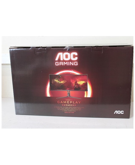 SALE OUT. AOC CU34G2XP/BK 34" 3440x1440/21:9/1ms HDMI, DisplayPort, USB, Audio out | AOC | Gaming Monitor | CU34G2XP/BK | 3