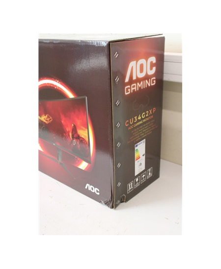 SALE OUT. AOC CU34G2XP/BK 34" 3440x1440/21:9/1ms HDMI, DisplayPort, USB, Audio out | AOC | Gaming Monitor | CU34G2XP/BK | 3