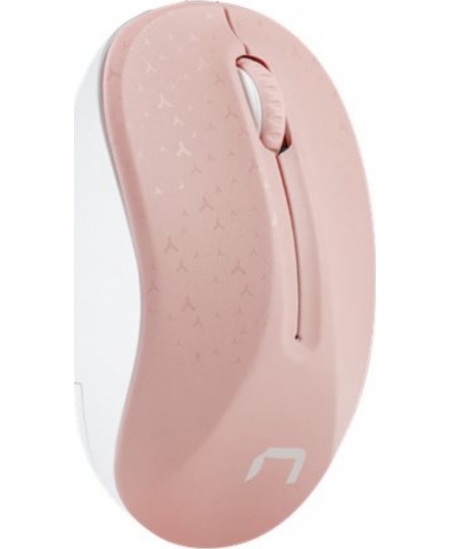 Natec Mouse, Toucan, Wireless, 1600 DPI, Optical, Pink-White