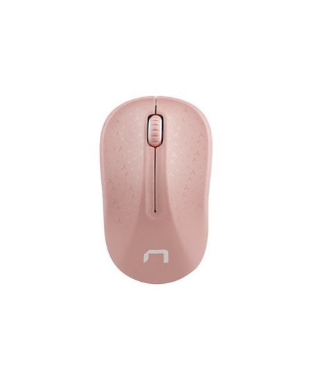 Natec Mouse, Toucan, Wireless, 1600 DPI, Optical, Pink-White