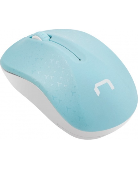 Natec Mouse, Toucan, Wireless, 1600 DPI, Optical, Blue/White