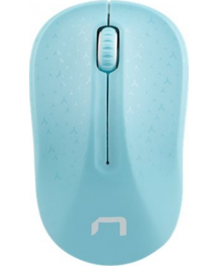 Natec Mouse, Toucan, Wireless, 1600 DPI, Optical, Blue/White