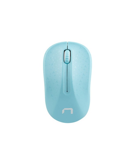 Natec Mouse, Toucan, Wireless, 1600 DPI, Optical, Blue/White
