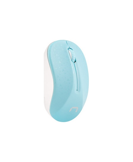 Natec Mouse, Toucan, Wireless, 1600 DPI, Optical, Blue/White