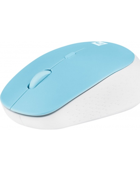 Natec Mouse Harrier 2 Wireless, White/Blue, Bluetooth