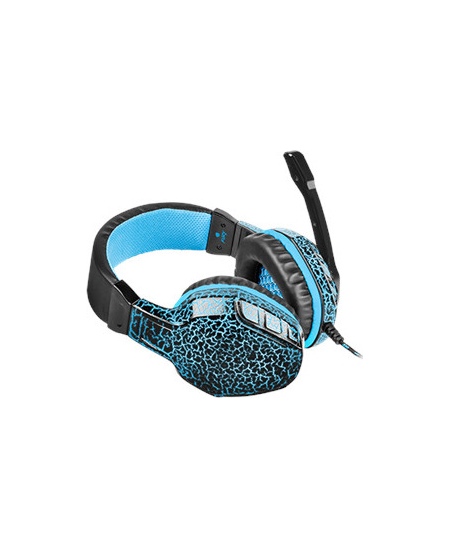 Fury Gaming Headset, Wired, NFU-0863Hellcat, Black/Blue, Built-in microphone
