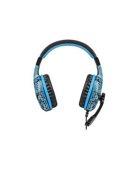Fury Gaming Headset, Wired, NFU-0863Hellcat, Black/Blue, Built-in microphone