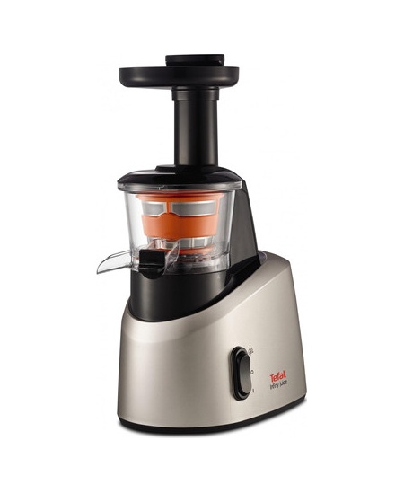 TEFAL | Slow Juicer | ZC255B38 | Type Electric | Silver/ black | 200 W | Extra large fruit input | Number of speeds 2 | 82 RPM
