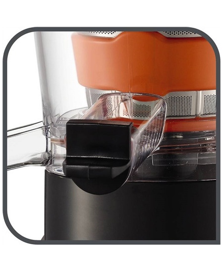 TEFAL | Slow Juicer | ZC255B38 | Type Electric | Silver/ black | 200 W | Extra large fruit input | Number of speeds 2 | 82 RPM