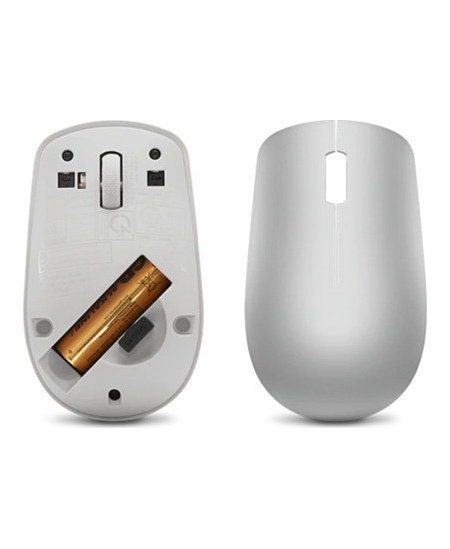 Lenovo | Wireless Mouse | 530 | Optical Mouse | 2.4 GHz Wireless via Nano USB | Platinum Grey | 1 year(s)