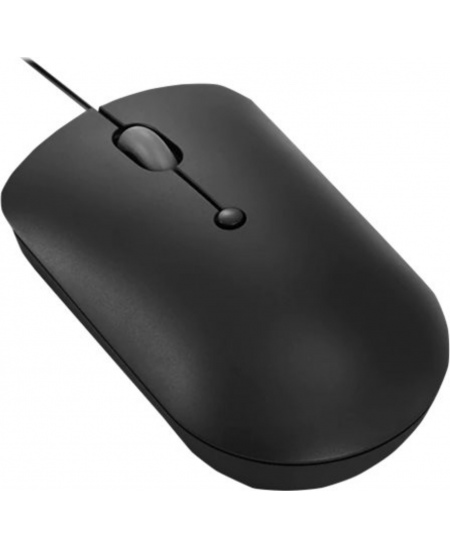 Lenovo | Compact Mouse | 400 | Wired | USB-C | Raven black