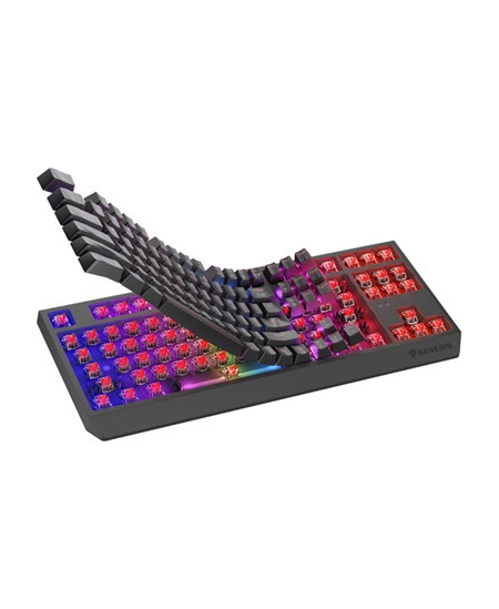 Genesis THOR 230 | Mechanical Gaming Keyboard | Wireless | US | Black | 2.4 GHz, Bluetooth, USB | Outemu Red